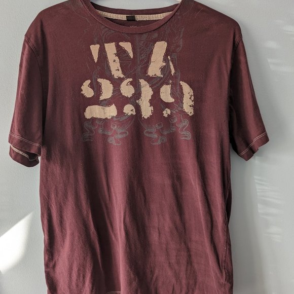 Buffalo David Bitton - Men - Medium purple graphic t-shirt. - Picture 4 of 4